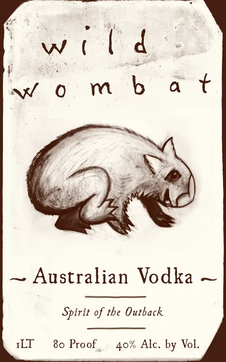 Wild Wombat drawing, April 2011