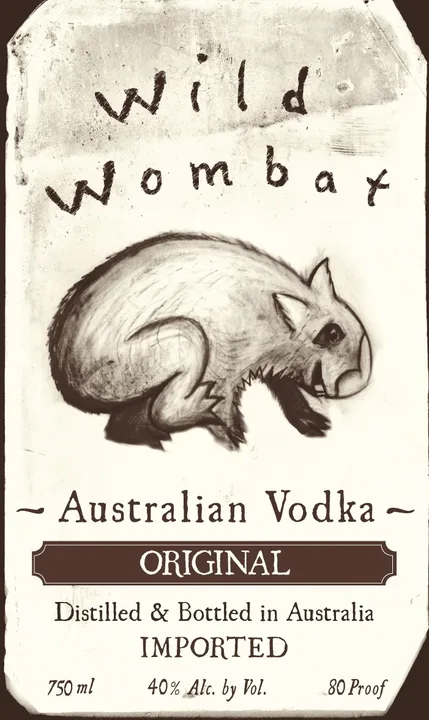 Wild Wombat drawing, December 2011