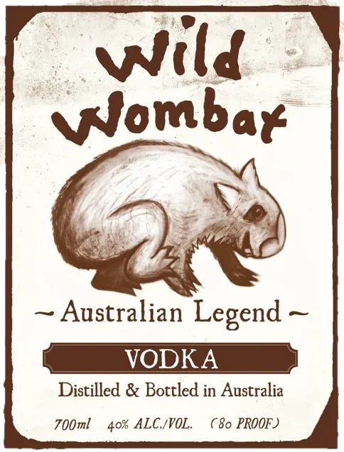 Wild Wombat drawing, September 2015