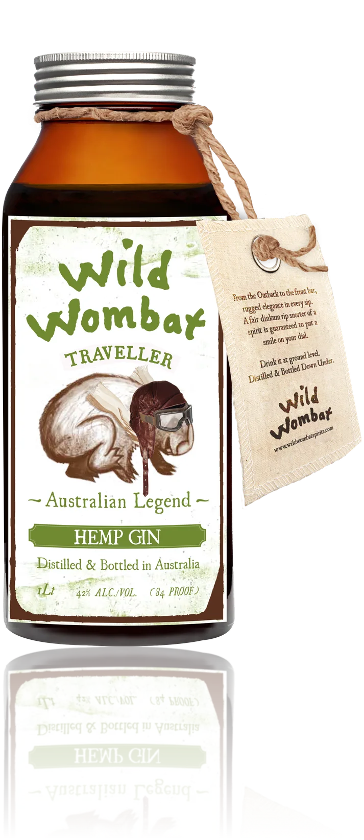 Wild Wombat Traveller Hemp Gin